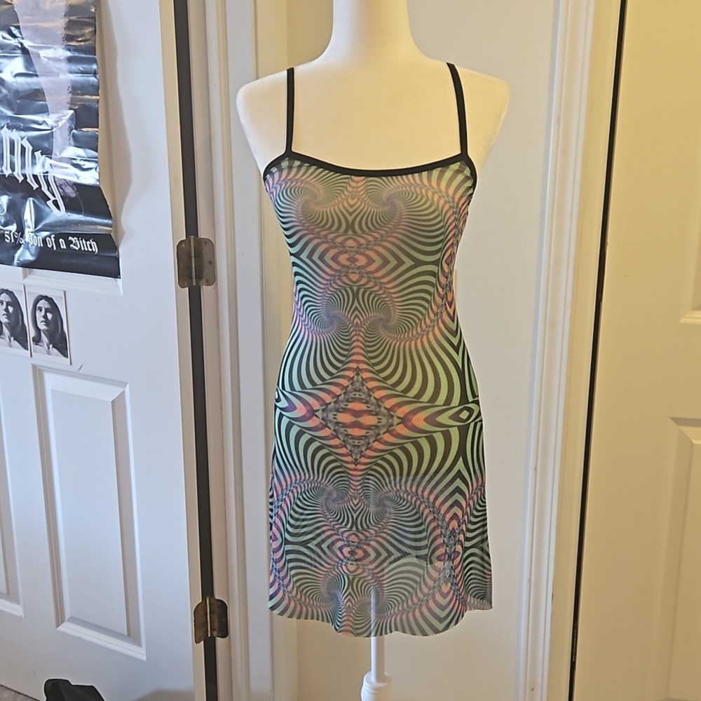 Current Mood Mesh Dress